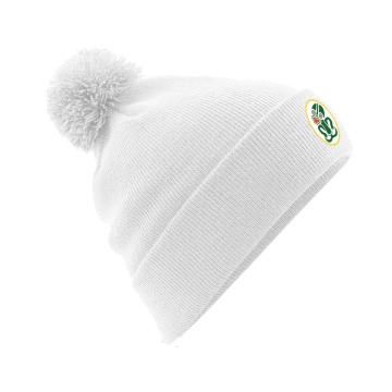 MAORI OXSHOTT CC Original Pom Pom Beanie : White