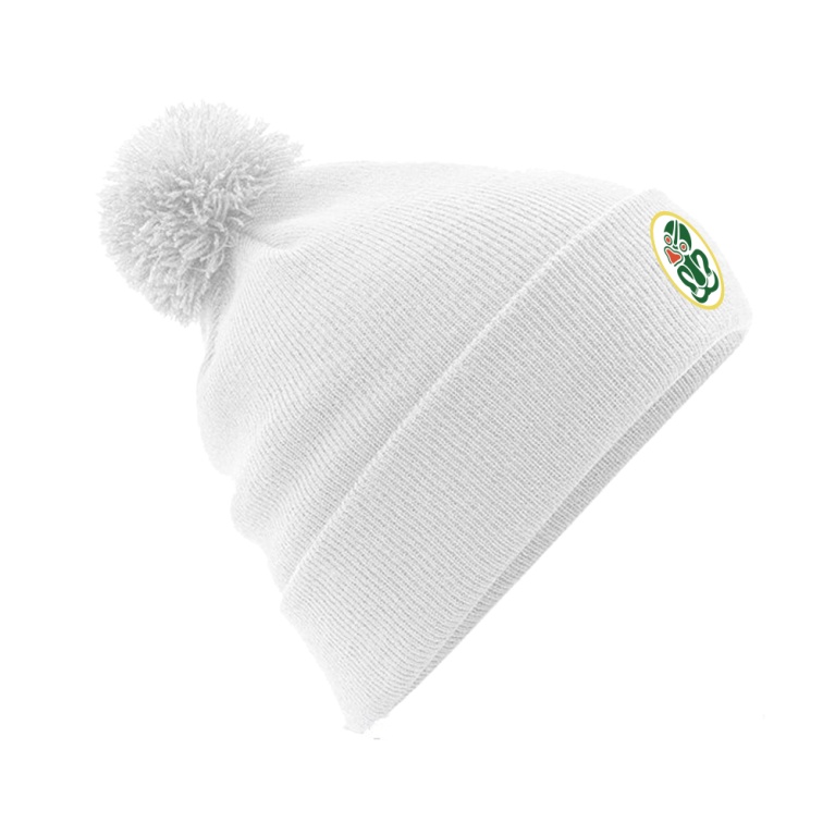MAORI OXSHOTT CC Original Pom Pom Beanie : White