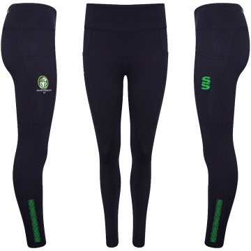 MAORI OXSHOTT CC Performance Full Length Leggings : Navy