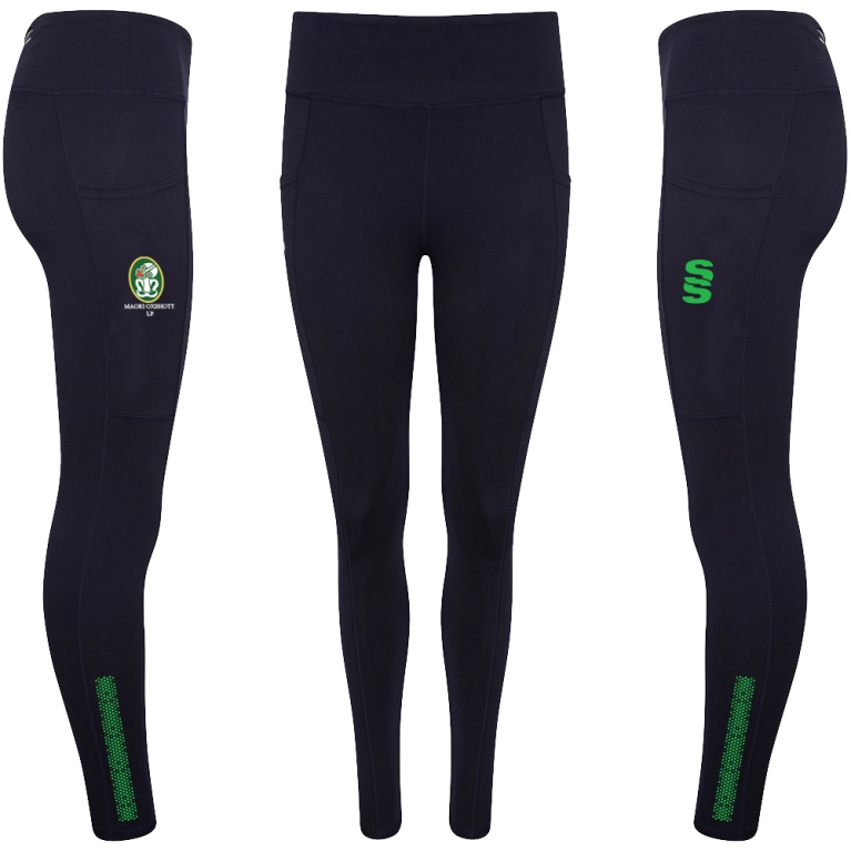 MAORI OXSHOTT CC Performance Full Length Leggings : Navy