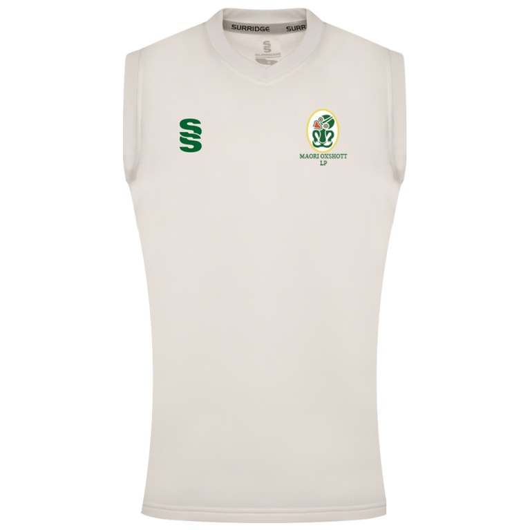 MAORI OXSHOTT CC BLAST SLEEVELESS WOMENS SWEATER-Ivory